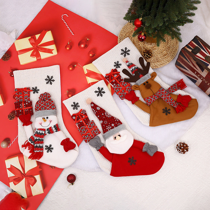 Christmas socks, Christmas gifts, Santa Claus, reindeer, Christmas gift bags, Christmas tree pendants, Christmas gifts - Korvel