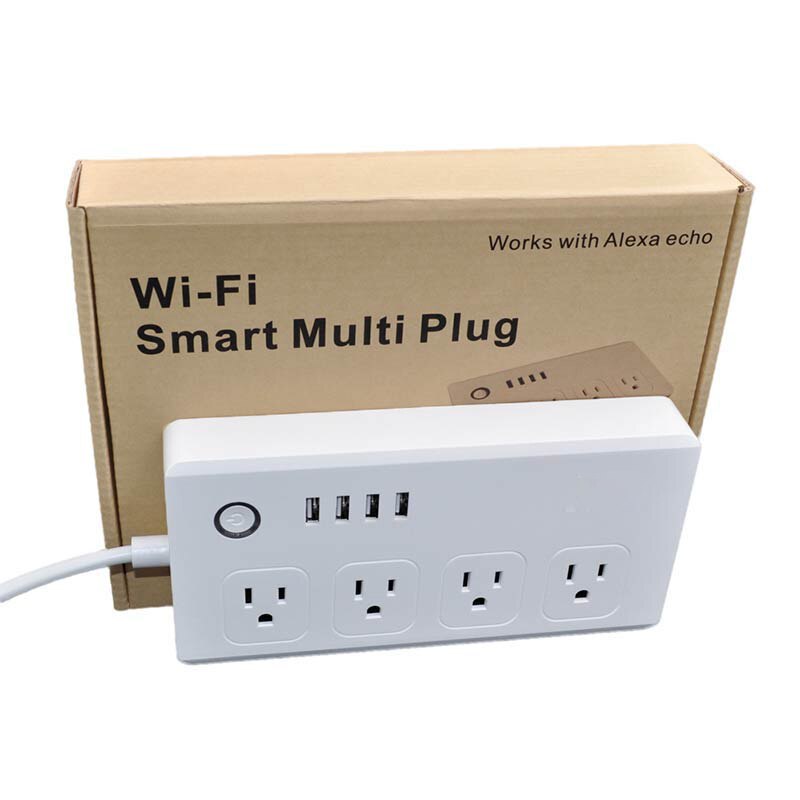 Smart Power Strip with USB Ports and Individual Control