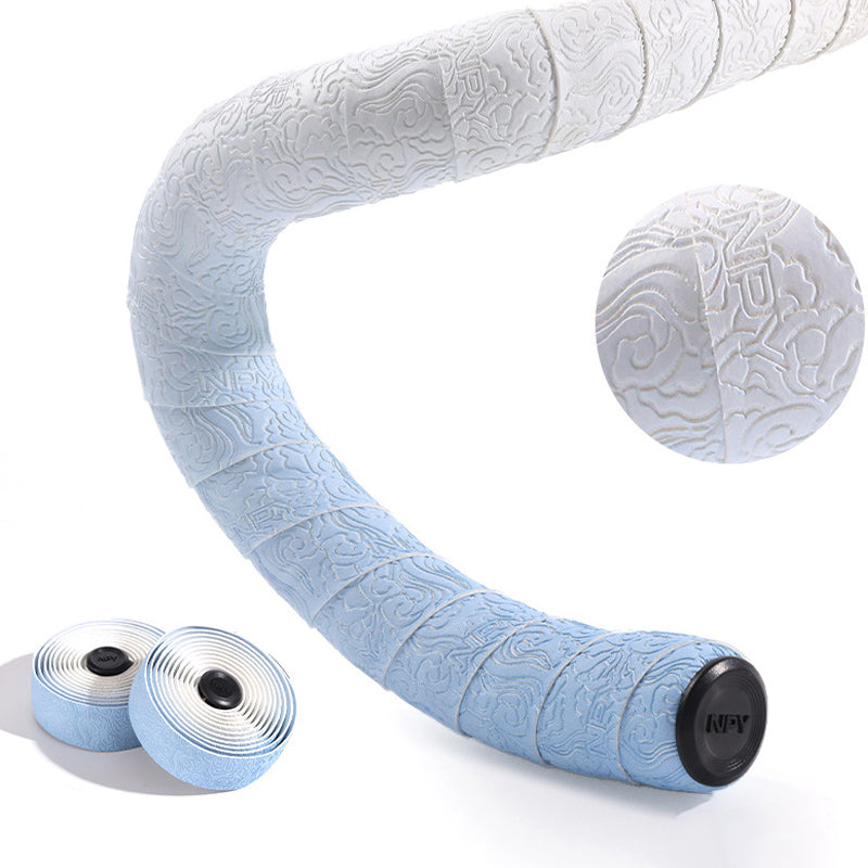 Premium Road Bike Handlebar Tape - Gradient Cloud Design