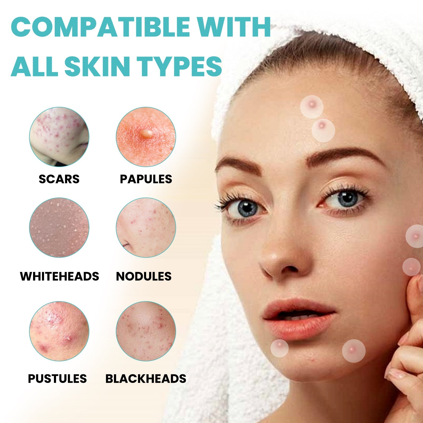 Acne Patch Repair Acne Patch Pore-Cleansing Invisible Breathable Concealer Waterproof Acne Patch - Korvel