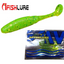 Ensemble de leurres de pêche en ver de silicone T Tail AFISHLURE 6pcs