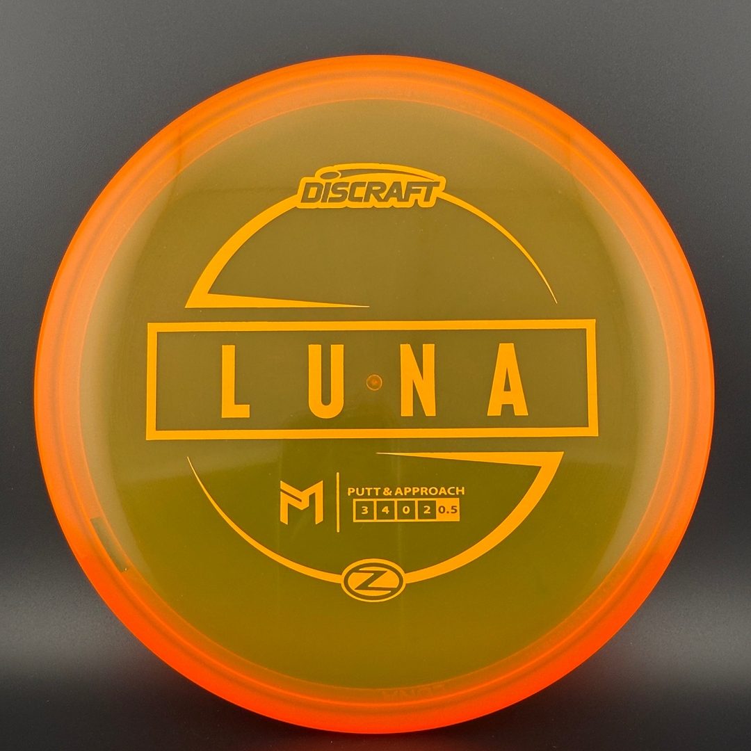 Discraft Z Luna Disc Golf Putter - Édition Paul McBeth