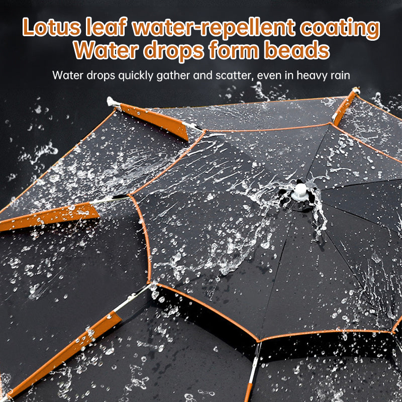 360° adjustable fishing sun umbrella: anti-UV, rainproof, portable large outdoor shade. - Korvel