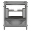 30-Inch Gray Bathroom Vanity Base Only