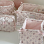 Cute Cat and Bear Satin Storage Basket