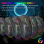 Hole hollow lightweight wireless 2.4G charging gaming mouse RGB luminous office mechanical mouse - Korvel