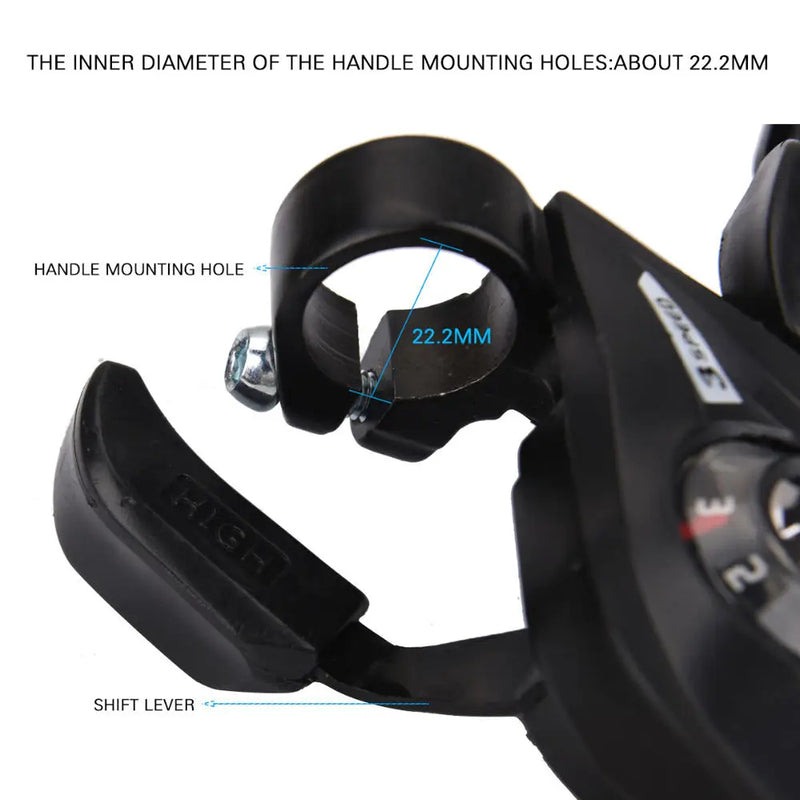 Bike Derailleurs 3x7 21 Speed Switch MTB Bicycle Shifter Levers Brake with Shift Cable Cycling Disc Handle for Bike Trekking - Korvel