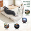 Single Sofa Chair Foldable Single Sofa Bed with Pillow,Portable Foldable Sofa Bed,Leisure Sofa Chair,Easy to Store - Korvel
