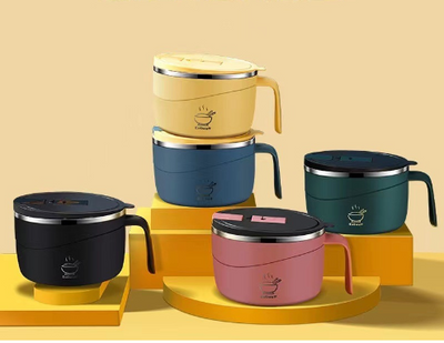 Japanese Style Insulated Stainless Steel Lunch Box