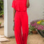 Off-Shoulder Wide Leg Jumpsuit - Korvel