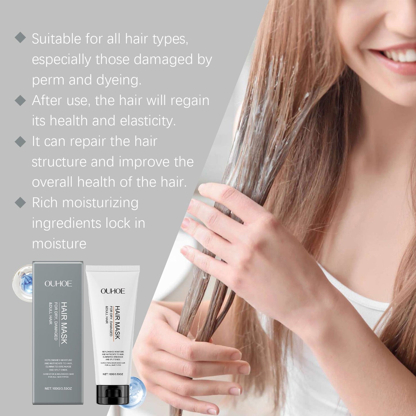 Premium Repair Hair Mask for Soft, Glossy Hair