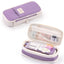Macaron color block can transform into a large capacity upgraded pencil case stationery - Korvel