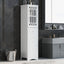 Elegant Tall Bathroom Cabinet with Adjustable Shelf - White