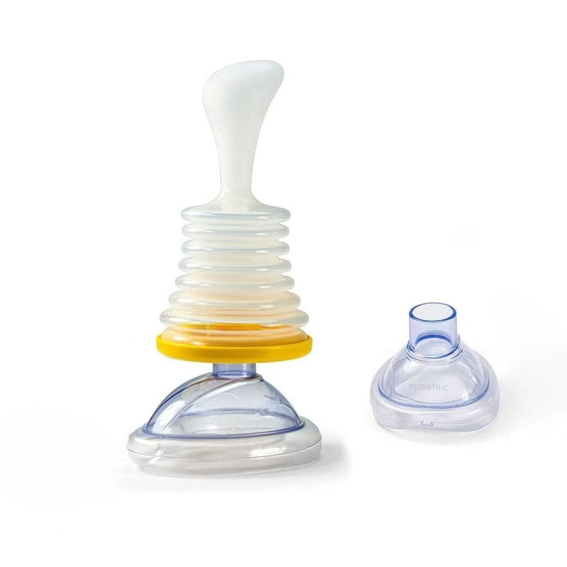 Respiratory trainer suffocation first aid mask artificial heart and lung Choking Emergency Device - Korvel
