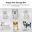 A transparent DIY pet hair memorial keychain box, a sweet keepsake for dog lovers. - Korvel