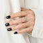 925 Sterling Silver Inlaid Zircon Ring - Korvel