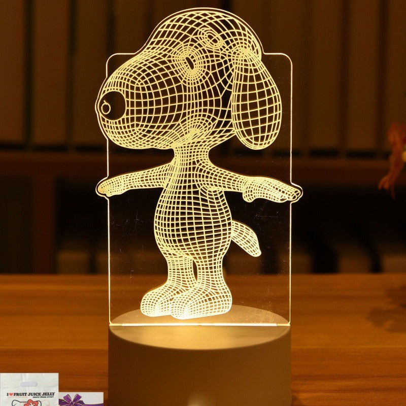3D LED Night Light - Creative Table Lamp for All Occasions