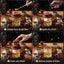 New Barrel Cocktail Smoking Kit with Wood Chips 4 Flavors Old Fashioned Drink Smoker Infuser for Bar Drinks Kitchen - Korvel