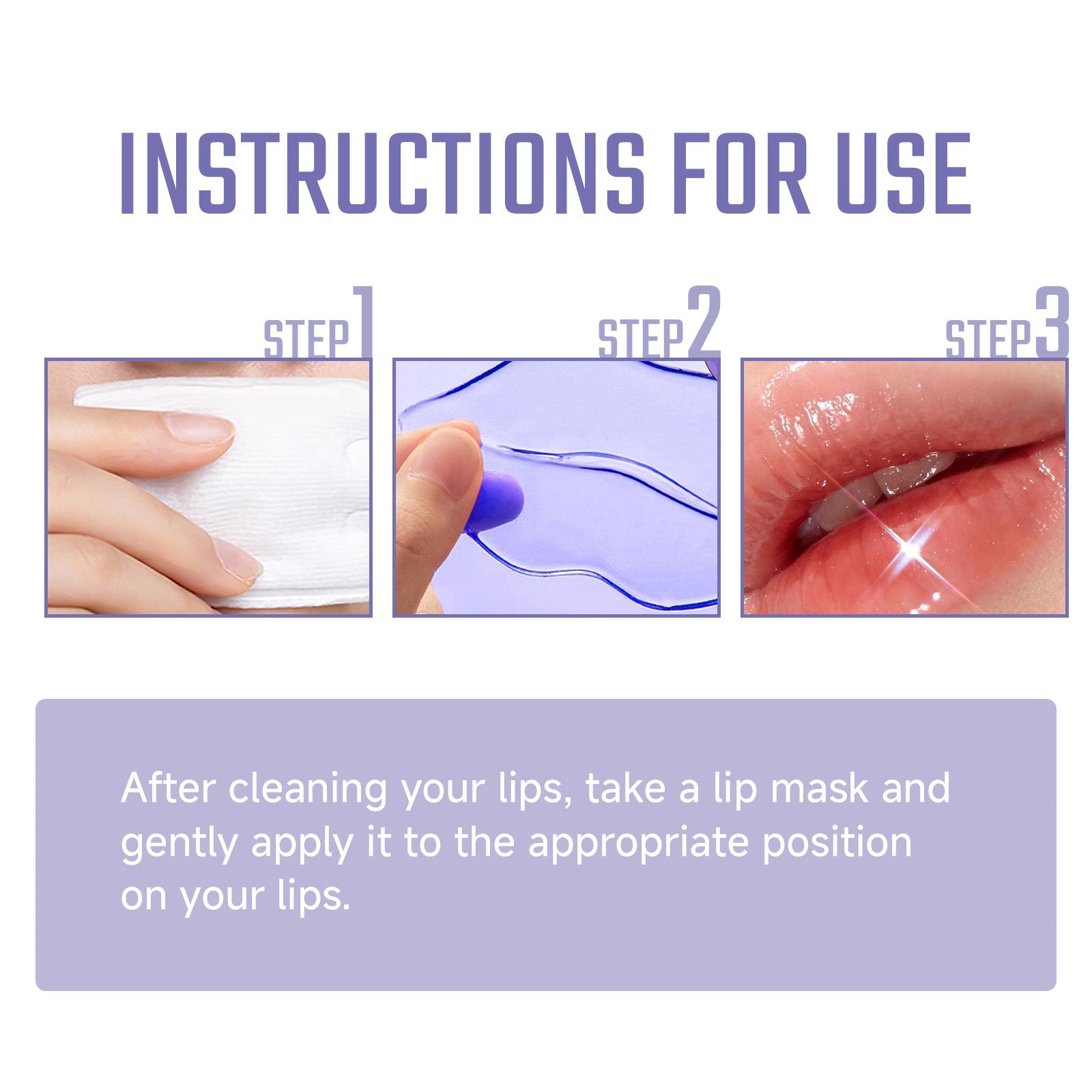 Ouhoe Collagen Lip Mask Repair Lip Lines, Remove Dead Skin, Prevent Dry And Crack, Moisturize And Care Lip Mask - Korvel