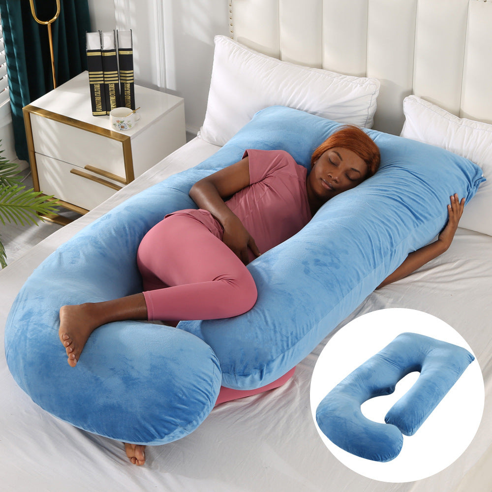 J-Shaped Pregnancy Pillow for Side Sleepers