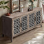 Hollow Four Door Antique Cabinet - American Country Style