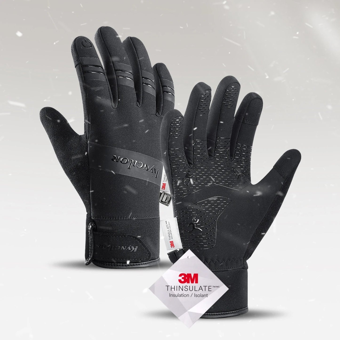 Guantes de Ciclismo Cálidos Premium con Compatibilidad para Pantallas Táctiles