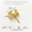 Japanese and Korean headdress accessories hairpins fashionable and simple small fresh ponytail hairpins for girls metal high-grade hair hooks and hair buckles - Korvel
