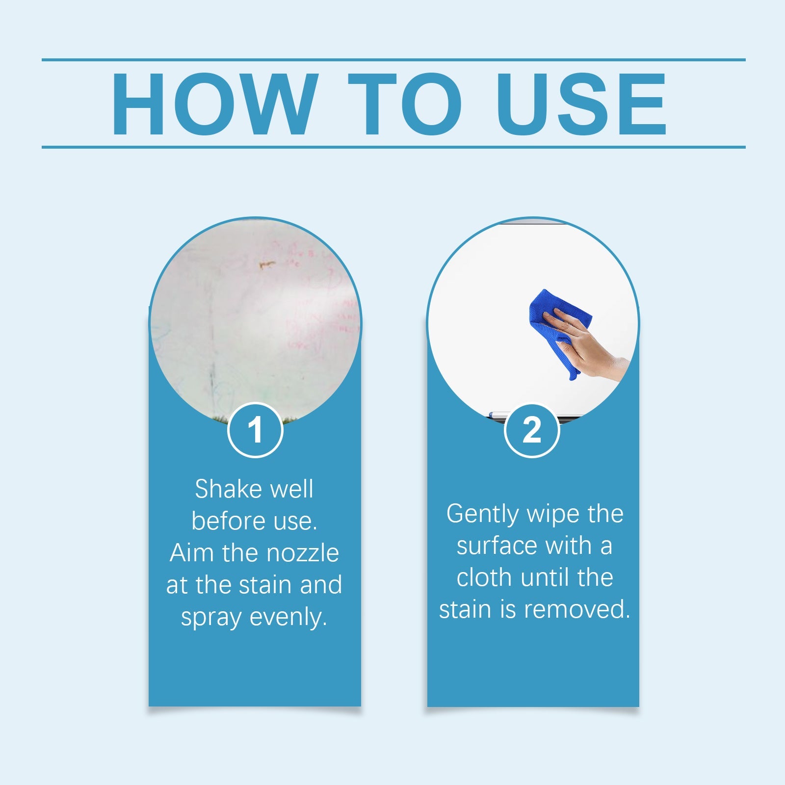 Whiteboard Cleaner Office Classroom Oil-Based Marker Whiteboard Handwriting Removal Cleaner - Korvel