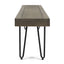 Jane Industrial Wood and Metal Dining Bench