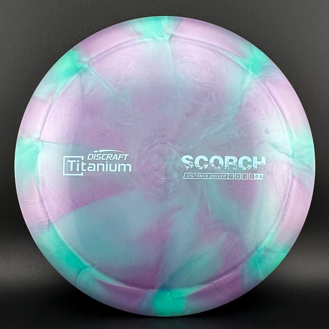 Titanium Swirl Scorch Disc Golf Driver