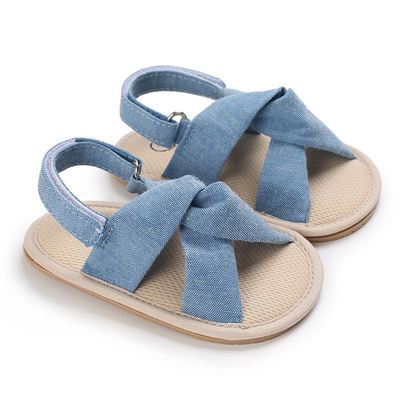 Toddler Shoes 0-1 Year Old Baby Girl Summer Sandals Soft Bottom Breathable Baby Shoes - Korvel