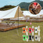 Camping Tent Tie Down Rope Tightener Fastening Pulley Ratchet Hangers Awning Rope Hook Canopy Buckle Rope Tightening Straps Tool - Korvel