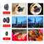 10 in 1 Kits 12x Zoom Telephoto Lens Fish eye Lens Wide Angle Macro Lenses Cell Phone Mobile Tripod - Korvel