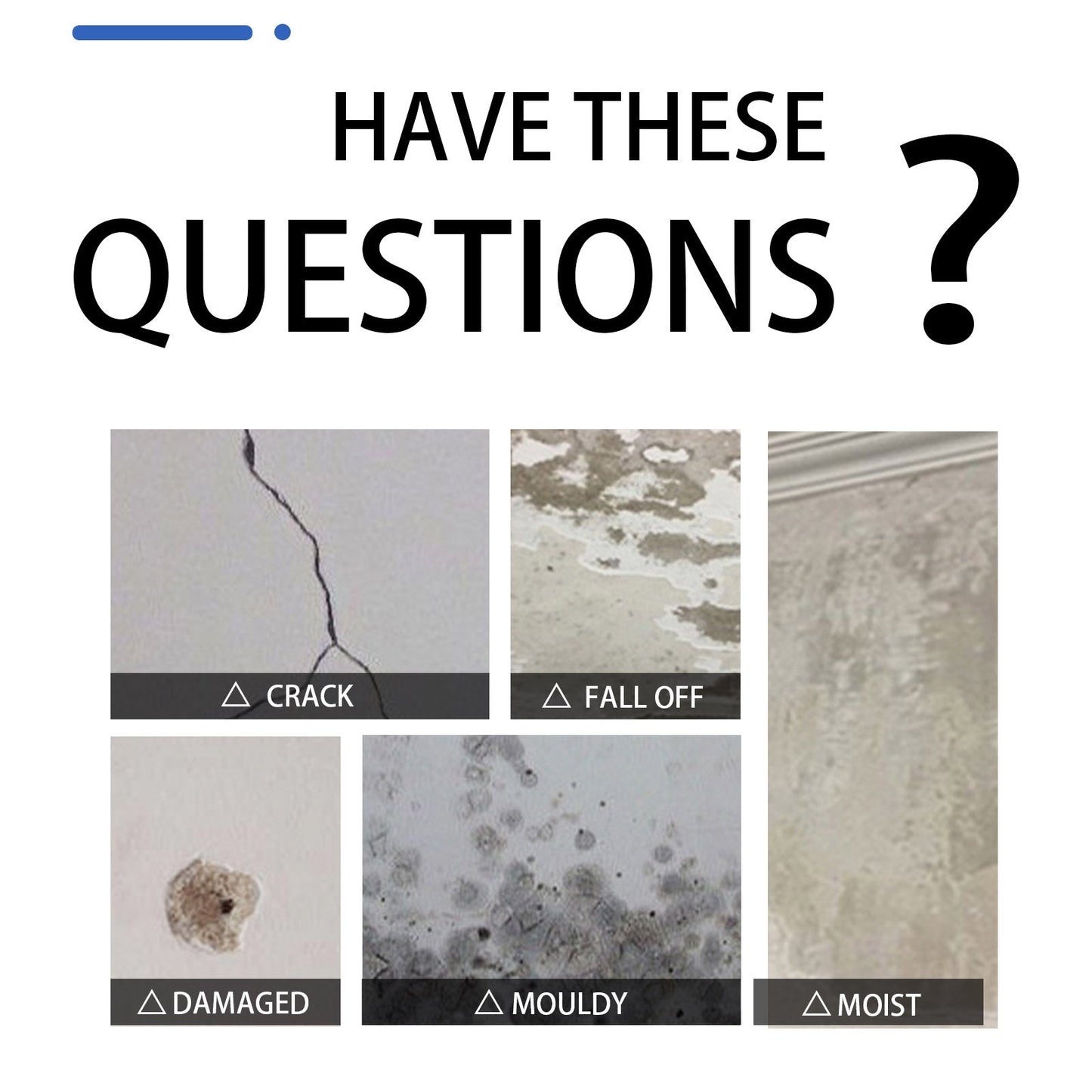 Wall Repair Paste, Face Repair And Renovation Cover Mildew Stains Household Wall Cracks Repair Paste - Korvel