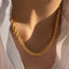 Hip hop gold Fried Dough Twists chain thick bracelet small jewelry chain - Korvel