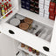 Elegant 71" Kitchen Pantry Storage Cabinet with Adjustable Shelves