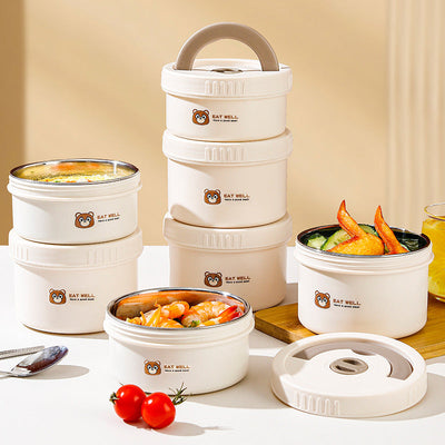 Premium Insulated Stainless Steel Lunch Box with Lid