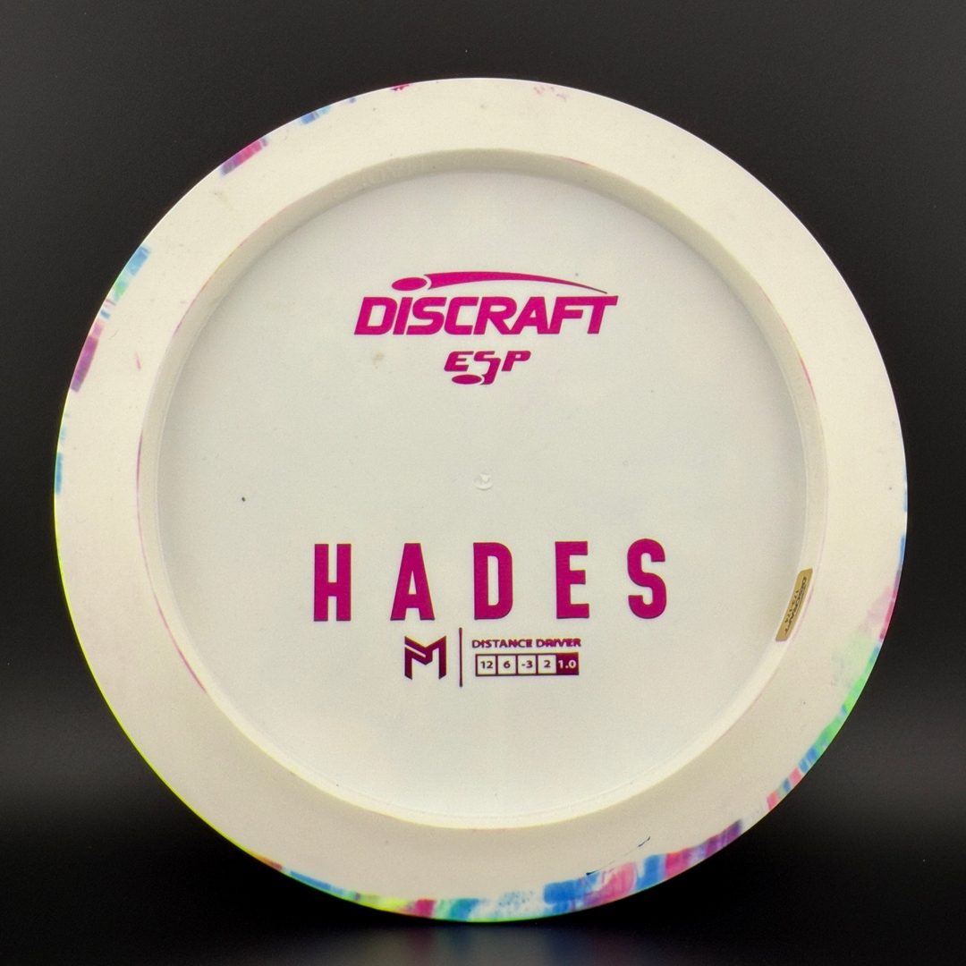 White ESP Hades - Greazy Dyed Disc Golf Driver