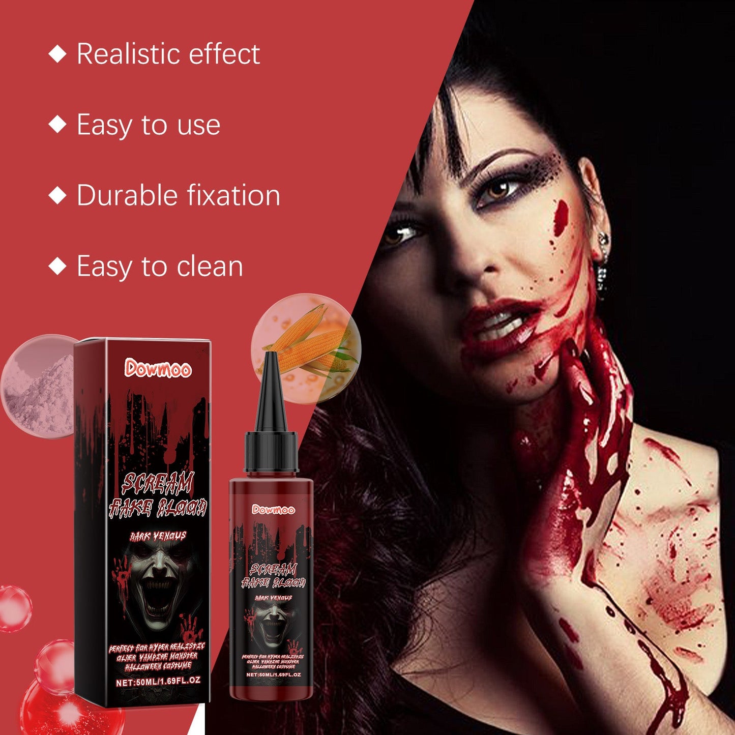 Halloween Plasma Drops, Create A Thriller Effect Festive Atmosphere Supplies Simulate Plasma Props - Korvel