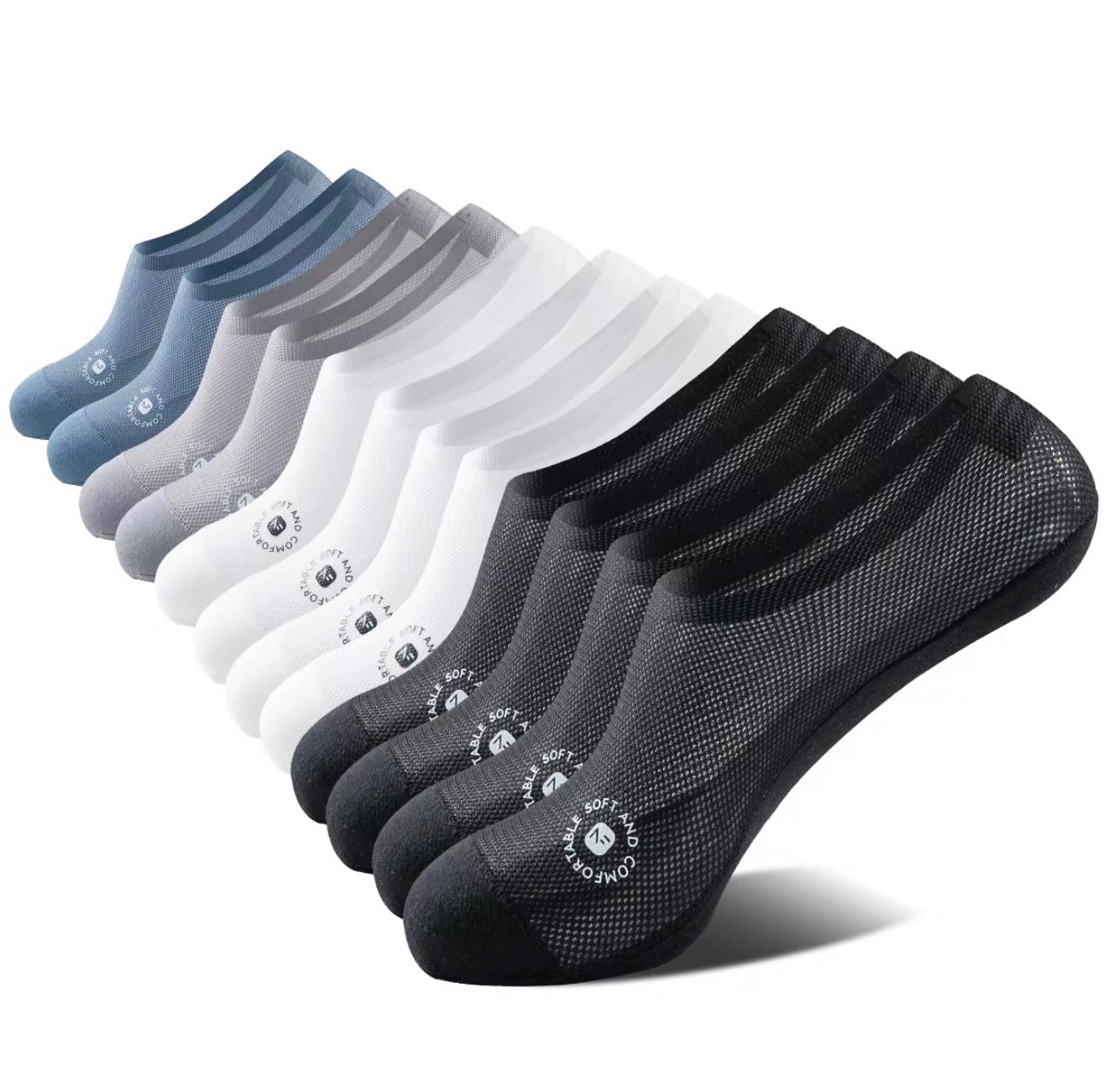 BreezeFit Low-Cut Mesh Socks for Everyday Comfort