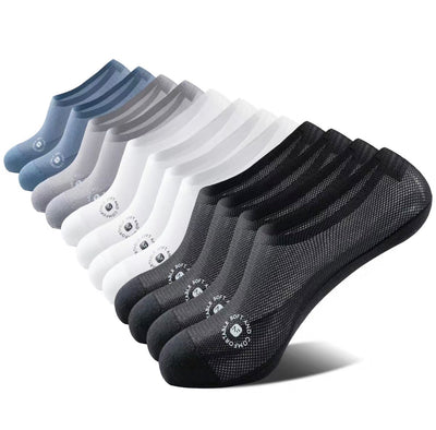 BreezeFit Low-Cut Mesh Socks for Everyday Comfort