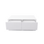 High Glossy Coffee Table with 2 Drawers have RGB Led Light with Buletooth Control - Korvel