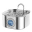 Distributeur d'eau intelligent en acier inoxydable premium pour animaux de compagnie