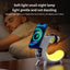 Cargador Inalámbrico 6 en 1 con Reloj y Luz Nocturna