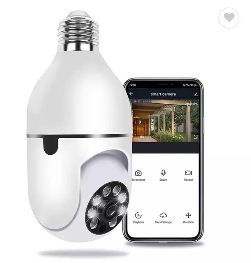 2.4G/5G Single-Band Dual-Band Wireless WIFI Light Head Small Yellow Man Camera Cell Phone Remote WiFi Night Vision Light - Korvel