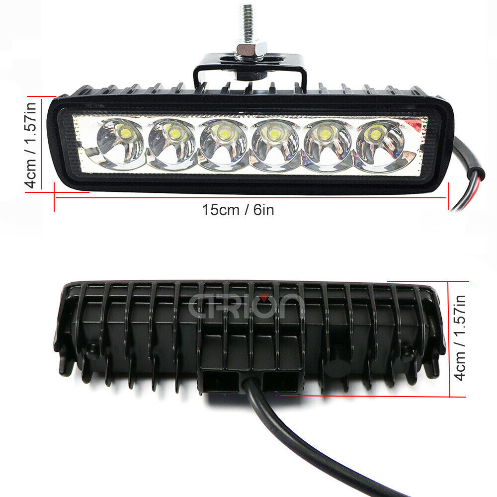 18W LED Spot Flood Work Light for Off-Road Vehicles