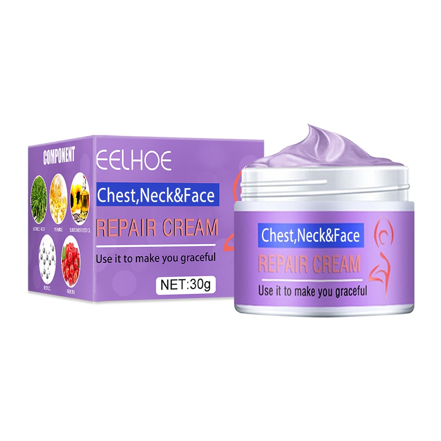 Crème pour le cou EELHOE pour raffermir et éclaircir la peau