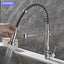All copper rotatable cold and hot water dual mode sink, kitchen spring faucet - Korvel