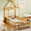 Cama Infantil de Madera de Tamaño Twin con Cabecera Desmontable