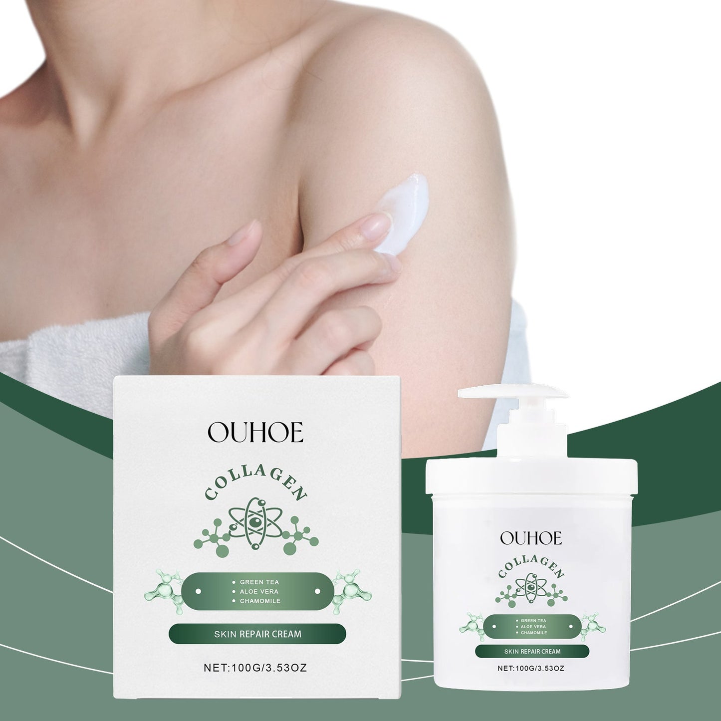 Collagen Hydrating Cream Moisturizes And Gently Repairs Dry Skin With A Refreshing And Smooth Moisturizing Body Cream - Korvel